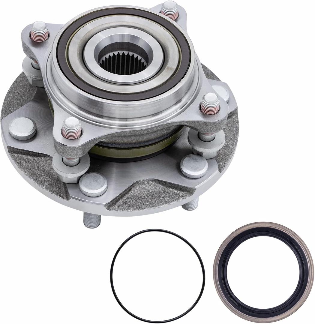 Vurkcy Front Left/Right Wheel Bearing Hubs Assembly 4WD Compatible with Toyota 4Runner/ Fj Cruiser/Tacoma, Lexus GX460/ GX470, 6 Lug Bolts w/ABS, Replaces 950-001 515040, 1PCS