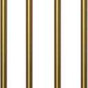 Haligate Brushed Brass M12 Threaded Extension Rod for Pendant Light, Island Lighting, Chandeliers,Lighting Fixture downrods & Stems,12 Inches 13.5mm OD (0.531) x 300mm L (11.81)