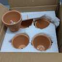 32pcs Small Mini 2" Terracotta Pot Clay Ceramic Pottery Planter, Cactus Flower Nursery Terra Cotta Pots, with Drainage Hole, for Indoor/Outdoor Succulent Plants, Crafts, Wedding Favor