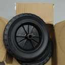 CheeMuii 8 Inch Push Mower Wheels 2 Pcs 8" Black General Wheels Replace for Craftsman 33958 Hus 532146248 Replace for MTD 734-04585 734-1780 for Oregon 72-108 for AYP 103670 103670X 107644X 146248
