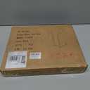 Hosfais Small Side Table End Table, C-Shaped Wood Coffee Table TV Tray for Eating Couch Tables for Small Space, Living Room, (Black) (Oval)