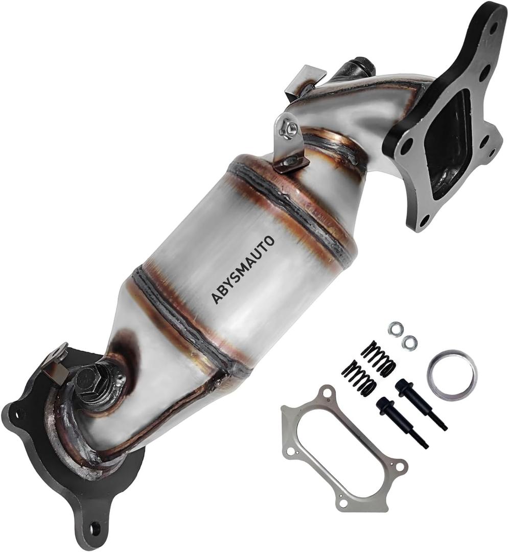 Front Catalytic Converter Compatible with Honda Accord L4 2008 2009 2010 2011 2012, Acura TSX L4 2009-2014 2.4L l4 Catalytic Convertor Direct-fit 16590 (EPA Compliant)