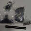 Key Lockable 2 Sided Gate Latch Key,Self Locking Gate Latch Gate Fence Lock for Outdoor Gates,Locking Gate Door Lock Fence Latch Gate Hardware for Metal,Wood,Vinyl Fence,Black Finish