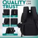 SKOPS Multifunctional Diaper Bag Backpack  Large Capacity Travel Baby Bag with Changing Pad and Insulated Pockets  Waterproof Maternity Baby Bag for Boys Girls with Stroller Straps & Pacifier Case (Black)