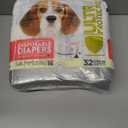 Paw Inspired 32ct Disposable Dog Diapers | Female Dog Diapers Ultra Protection | Diapers for Dogs in Heat, Excitable Urination, or Incontinence (Medium)