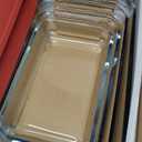 8-Piece Deep Glass Baking Dish Set with Plastic lids, Rectangular Glass Bakeware Set with Lids, Baking Pans for Lasagna, Leftovers, Cooking, Kitchen, Freezer-to-Oven and Dishwasher, Red