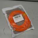 Chubby 3.0 Extra Long Fast Charging Cable Durable USB Type-C Cables USB C to A Quick Charger Cord, Orange, USB-A to Type-C, 16.4 FT