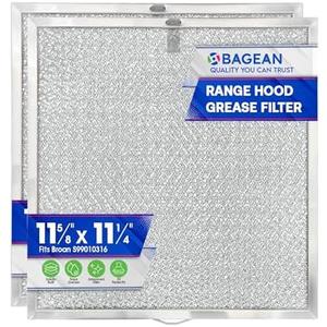 Bagean Stove Hood Vent Filter 11.60” x 11.22” BPQTAF S99010316 Compatible with Broan Range Hood Filter Replacement - Aluminum Mesh Kitchen Overhead Fan Screen - Blocks Grease & Filters Oven Air 1pc