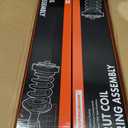 A-Premium Rear Towing Shocks Absorbers - Compatible with Chevrolet Silverado 1500, Tahoe and GMC Sierra 1500, Yukon and Dodge Ram 1500 and Nissan Titan - 2x Load Adjusting Shocks with Coil Spring