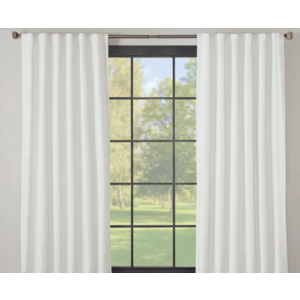 Modavari Home Fashions Shangrila Back Tab Blackout Single Window Panel, 52x84