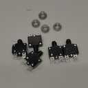 Nilight 5PCS Thermal Circuit Breaker 5A 10A 15A 20A 30A 125/250V AC 65V DC Push Button Manual Reset Overload Protector Waterproof Cap Auto Trip Resettable for Industrial 12-24V Auto Cars