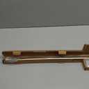 Ivilon Drapery Window Curtain Rod - End Cap Style Design 1 Inch Pole. 28 to 48 Inch Color Warm Gold