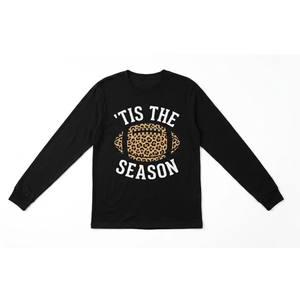 YI XIANG RAN Game Day Shirt Women: Football Tshirt Game Day Gift Tees Football Long Sleeve Tops(Black3, Small)