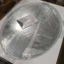 Hamilton Hills Large Oval Mirror 24x36 inch Polished Glass Frameless, Lightweight Mirror for Wall | 1" Beveled Rounded Bathroom Mirrors for Vanity | Oval Hanging Wall Mounted Mirror for Home Gym