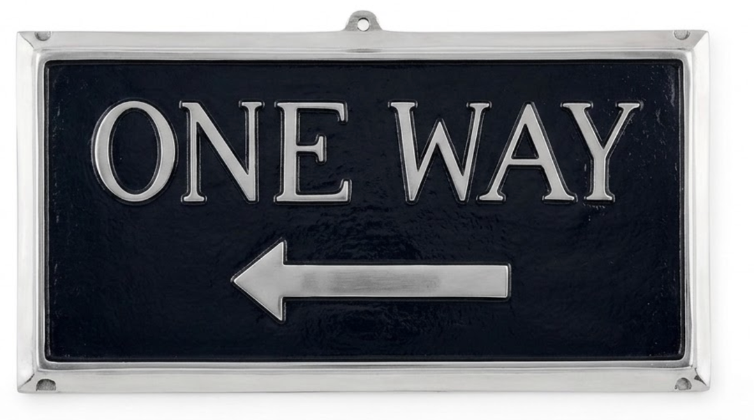 One Way Sign
