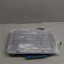 Pukomc Electric Indoor Grill,2 in 1 Indoor Grills for Kitchen with Grill Net & Non-Stick Cooking Removable Plate, Temperature Control, Dishwasher Safe, 1700W Black (Small)