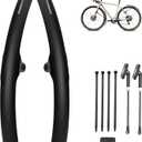 ROCKBROS Bike Fenders 2 Pack Vintage Minimalist Quick Release Bicycle Fenders Front and Rear Universal Bike Mud Guard Adjustable Easy to Install