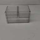 ZHIAI Stackable Storage Drawers, Acrylic Bathroom Counter Organizer Clear Makeup Organizers for Vanity, Kitchen Cabinets, Bathroom, Undersink, Home Organization and Storage (3 Drawers, Pattern A)