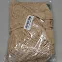 AKEWEI Womens Spring Summer Cardigans Women Collared Short Sleeve Sweater Shirts Knit Beach Cover Up Tops (Large, Dark Apricot)