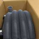 Sepetrel Professional Pool Vacuum Hose and Head Heavy Duty Hoses with Swivel Cuff and Weighted Flexible Vacuum Head, for Ingraound & Above Ground Pools