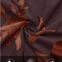 MEROKEETY Women's 2026 Summer Off The Shoulder Spaghetti Strap Floral Mesh Wedding Guest Cocktail Formal Party Maxi Dresses (Brown, M)