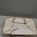 CleverMade Collapsible Laundry Tote 2-Pack (50L)  Foldable Carry-All Storage Bin for Laundry, Car Trunk, RV, Dorm & Home Organization  LUXE Cotton Blend with Vegan Leather Accents, Cream