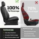 Fit For Toyota Tundra Crewmax Cab & Double Cab 2022-2026 Custom Seat Covers,Full Covered Faux Leather Waterproof Seat Covers For Trucks,Fit For Limited,Platnium,1794,Edition,Trd Pro,Capstone-Black