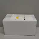 Salt and Pepper Bowl, Ceramic Salt Containers for Countertop, Salt and Pepper Cellar with Lid and Spoons, Black (Set of 2)