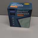 Inspire Waterproof Washable Mattress Pad, Quilted and Dark Colored to Hide Stains, Oversized 34"x 72"  Adults and Kids Reusable Underpad for Incontinence (34x72 - 1 Pack)