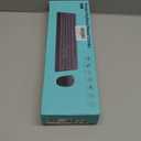 Wireless Keyboard and Mouse Combo for Windows, 2.4G FullSized External Cordless Computer Keyboard Mouse Combo for Laptop PC Desktop Chrome Mac, Number Pad 1600 DPI Silent Mouse USB Receiver (White)