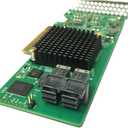 SAS HBA Card Compatible with LSI 9300-8i IT Mode PCIe SATA Expansion Card, 8-Port 12Gbps PCIe 3.0, SAS Expander Support, HBA Controller with 2X SFF-8643 to 4X SATA Cables for ZFS TrueNAS unRAID NAS