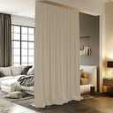 No Brand Curtain Beige 1 Panel 10Ft x 10Ft