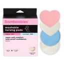 Bamboobies Ultra-Soft Velour Nursing Pads  Reusable, Washable & Leak-Proof  2 Ultra-Thin and 2 Overnight Pads for Breastfeeding