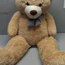 MaoGoLan Giant Teddy Bear 4 Feet,Adorable and Cuddly Big Bear Stuffed Animal 47", Classic Teddy Bear Plush Gift Decoration for Baby Shower,Party,Birthday,Valentines Day,Tan