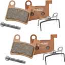 MT600 Electric Bike Disc Brake Pad Two Pairs, Suitable for DYISLAND LD-200PLUS LD4X-600, (Semi-Metallic/Sintered-Metal)