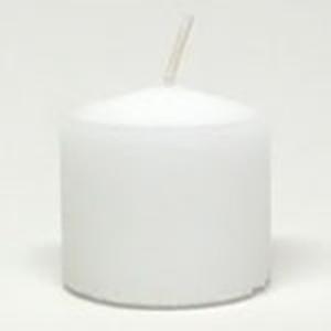 Yummi 10hr Unscented White Votive Candles -21 per Pack
