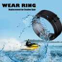 Motorboat Wear Ring for Seadoo SPARK, High Performance Wear Ring for Seadoo SPARK ACE 900 TRIXX, Models 267000813 267000883 267000925, Replacement Wear Ring for Motorboat