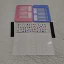 Audab 2Pcs Dry Erase Chore Chart for Kids, Magnetic Checklist Board, My Chores Slider Chart to Do List Board, Routine Chart Schedule Board Task Tracker for Home Refrigerator, Wall, Desk (Blue & Pink)