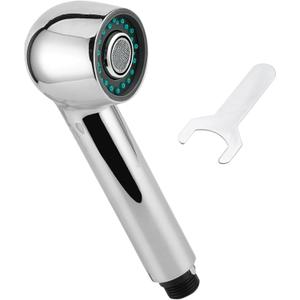 Kitchen Faucet Head Replacement,2-Function Pull Out Sink Sprayer,Suitable for G1/2" or 13/16" Thread Connectors Pull Down Faucets,Chrome