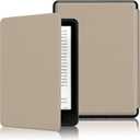 MOROCK Case for All-New 7" Kindle Paperwhite (12th Generation-2024 Released), Fits Kindle Colorsoft Paperwhite Signature Edition, Premium Lightweight PU Leather Cover with Auto Wake/Sleep, Oat Coffee