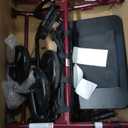 Medline Large Steel Bariatric Rollator Walker with Adjustable Handles, Padded Seat & Backrest, Burgundy, 500 lb. Weight Capacity, Foldable, Under Seat Storage, 8" Wheels, For Seniors & Adults