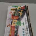 Electric Train Set for Kids Ages 3-8, Battery Operated Toy Train with Lights and Sounds, 3 Cars and 10 Tracks for Christmas and Year Round Play