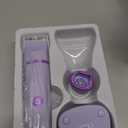 Ufree Bikini Trimmer Electric Razors for Women, Rechargeable Pubic Body Hair Trimmer Electric Shaver for Legs Body Hair, Bikini Shaver IPX7 Waterproof, Gifts for Women, Purple