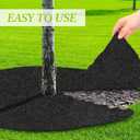 Peryiter 12 Pcs Rubber Mulch Tree Ring Protector Mat Weed Barrier, 12 in
Heavy Duty Rubber Mulch Rings For Trees, Round Tree Protector Mat for Weed Grass Control & Root Protection Lawn Care