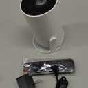 Mini Portable Projector 4K WiFi 6 BT 5.2 Upgraded Portable Projector Full HD Supported for Phone /PC /TV /HDMI /PS5 /Laptop Auto Keystone Home Theater 180 Rotation [Built-in App] White