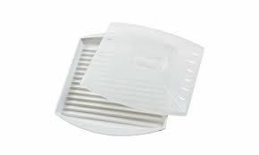 Progressive Prep Solutions by Progressive Microwavable Fish and Veggie Steamer, Steam Vent, Vegetable Steamer, BPA FREE, Dishwasher Safe