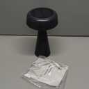 Solar Cordless Mushroom Lamp Rechargeable, Portable Battery Table Lamp Waterproof, Touch Dimmable Night Light for Home/Patio/Dinning/Outdoor (Gypsophila Black - Solar)