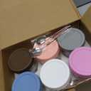 6 Pack Overnight Oats Containers with Lids and Spoons,16oz Mason Overnight Oats Jars,Jars for Overnight Oats,Chia Pudding Jars with Lids