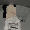 Velvelhall 4 Pcs Thermal Tank Tops for Women Fleece Lack Hem Sleeveless Underwear Scoop Neck Warm Camisole Base Layer Vest(Black, White, Light Gray, Nude Color,X-Large)