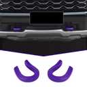 JeCar Tow Hook Covers Factory Bumper Tow Hook Protector Exterior Accessories Compatible with Chevy Silverado & GMC Sierra 2014-2023, Purple